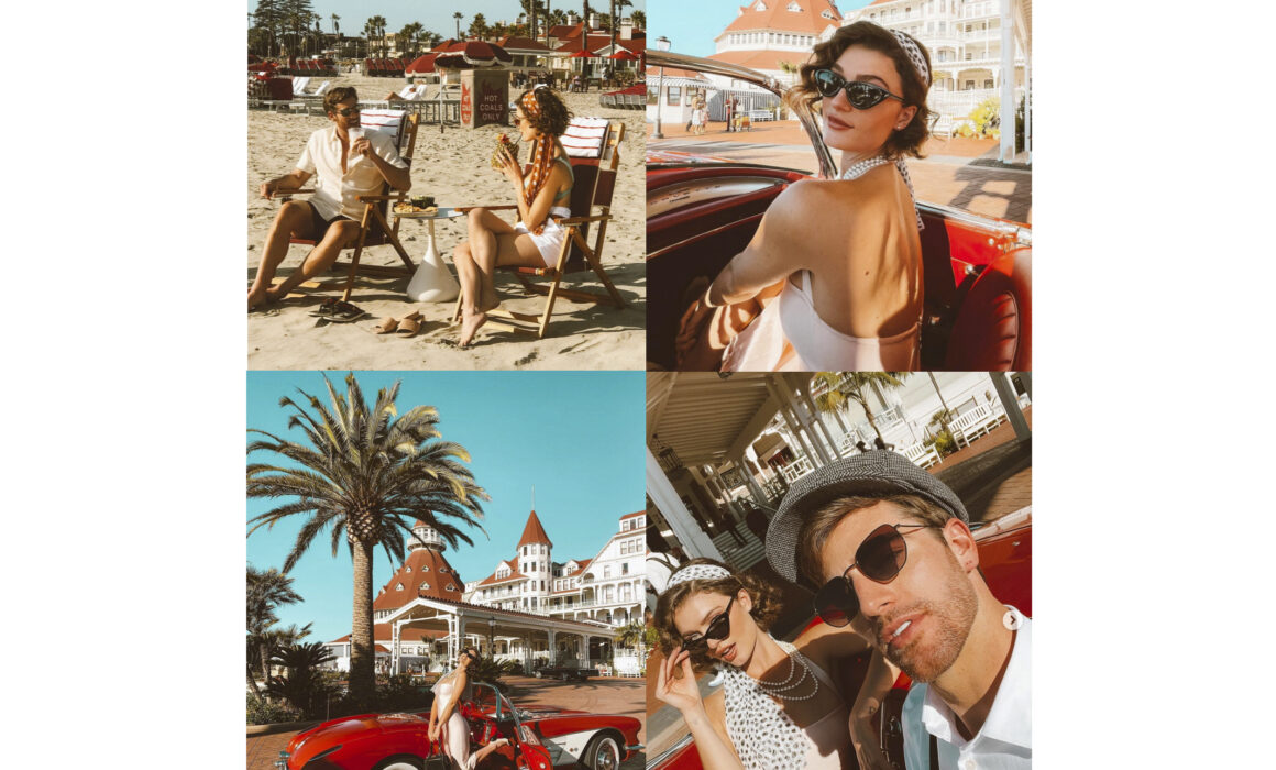 San Diego wardrobe stylist | Hotel Del Coronado Photo + Video Campaign